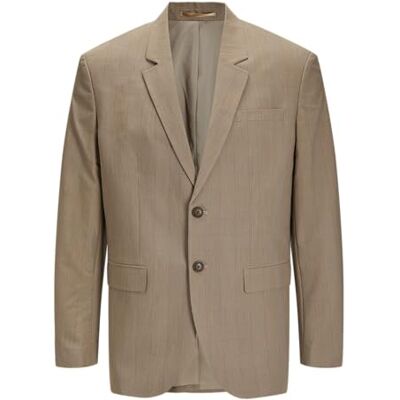 JACK & JONES Jprbushwick Harry Blazer Reg Fit Noos, Greige/Checks: Regular fit, 46R JACK & JONES Jprbushwick Harry Blazer Reg Fit Noos, Greige/Checks: Regular fit, 46R