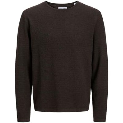 JACK & JONES Men's Jjegeorge Knit Crew Neck Noos, Delicioso, M JACK & JONES Men's Jjegeorge Knit Crew Neck Noos, Delicioso, M