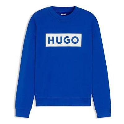 Hugo Boss Mens Niero Crew Sweater Long Sleeve Cotton Blue XL Hugo Boss Mens Niero Crew Sweater Long Sleeve Cotton Blue XL