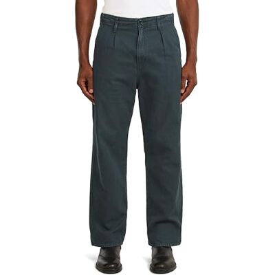G-STAR Pleated Chino Relaxed, Blue (Salute Gd D26126-d752-d418), 35 W/34 L G-STAR Pleated Chino Relaxed, Blue (Salute Gd D26126-d752-d418), 35 W/34 L