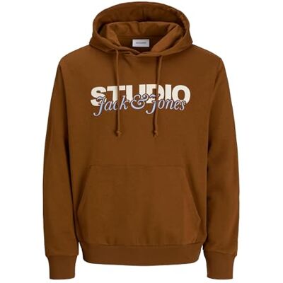 JACK & JONES Men's Jjyuki Sweat Hood Bf, Monks Robe, M JACK & JONES Men's Jjyuki Sweat Hood Bf, Monks Robe, M