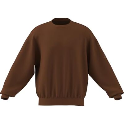 adidas Men's SOFT LUX SWEATSHIRT, Dusky Bronze, S adidas Men's SOFT LUX SWEATSHIRT, Dusky Bronze, S