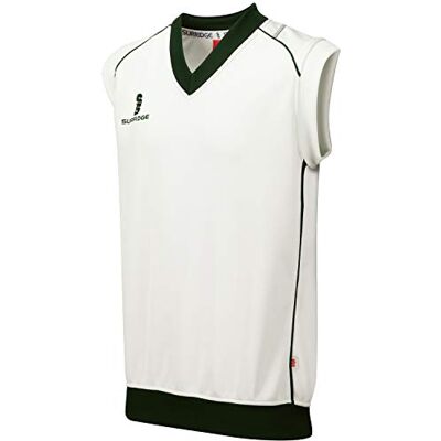 Surridge Sports Men Curve Sleeveless Sweater Green, Small Surridge Sports Men Curve Sleeveless Sweater Green, Small
