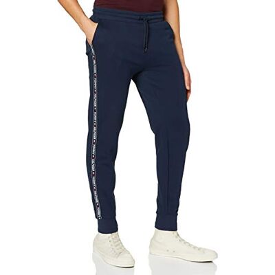 Tommy Hilfiger Men's Track Pant Hwk Um0um00706 Tracksuit Pant, Blue (Navy Blazer), L Tommy Hilfiger Men's Track Pant Hwk Um0um00706 Tracksuit Pant, Blue (Navy Blazer), L