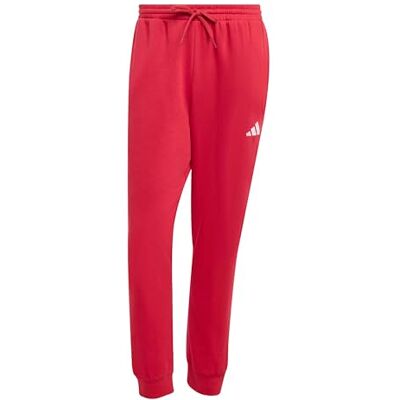 adidas Men's Essentials Feelcozy Fleece Pant, Active Maroon/White, 3XL adidas Men's Essentials Feelcozy Fleece Pant, Active Maroon/White, 3XL