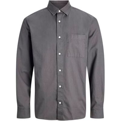 JACK & JONES Mens Tencel Long Sleeve Button Down Smart Casual Formal Shirt with Chest Pocket JACK & JONES Mens Tencel Long Sleeve Button Down Smart Casual Formal Shirt with Chest Pocket
