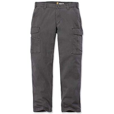 Carhartt Men's Rugged Flex® Relaxed Fit Canvas Cargo Work Pant, Shadow, W32/L32 Carhartt Men's Rugged Flex® Relaxed Fit Canvas Cargo Work Pant, Shadow, W32/L32