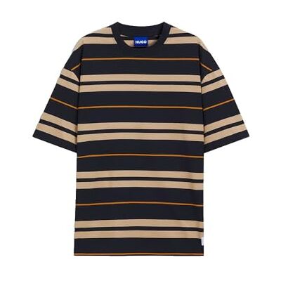 Hugo Boss Men's Nivarsi 10280421 01 T_Shirt, Blue, XL Hugo Boss Men's Nivarsi 10280421 01 T_Shirt, Blue, XL