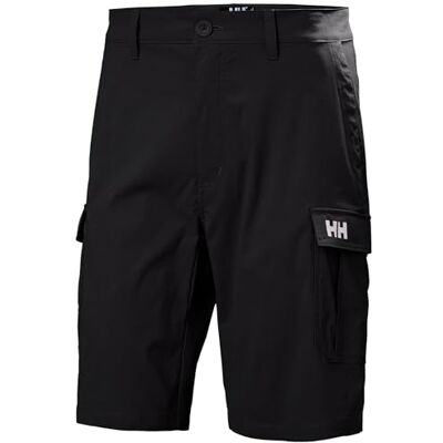 Helly Hansen Mens Hh Qd Cargo Shorts 11", Black, 32 Helly Hansen Mens Hh Qd Cargo Shorts 11", Black, 32