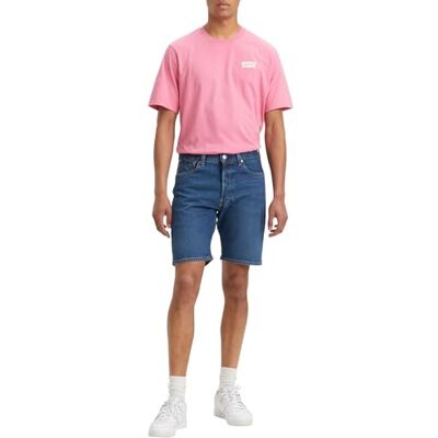 Levi's Men's 501® Original Shorts Denim Shorts, Bleu Eyes Break Short, 28W Levi's Men's 501® Original Shorts Denim Shorts, Bleu Eyes Break Short, 28W