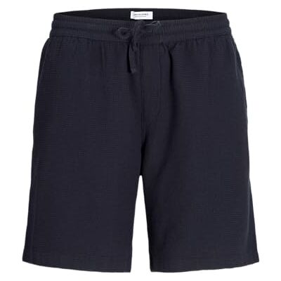 JACK & JONES Jpstbill Charge Waffle Short SRT, Black, M JACK & JONES Jpstbill Charge Waffle Short SRT, Black, M