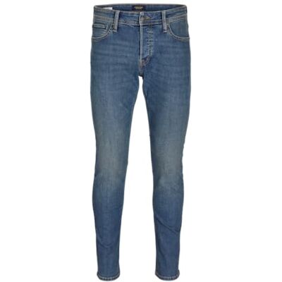 JACK & JONES Male Slim Fit Jeans Jjiglenn Jjoriginal SQ 914 Noos Slim Fit Jeans, Blue Denim, 32 W/30 L JACK & JONES Male Slim Fit Jeans Jjiglenn Jjoriginal SQ 914 Noos Slim Fit Jeans, Blue Denim, 32 W/30 L