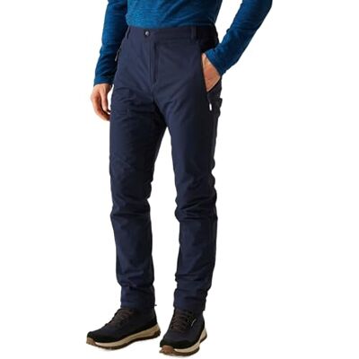 Regatta Mens Highton Hiking Trousers Stretch Water Repellent Quick Dry Winter Walking Blue Regatta Mens Highton Hiking Trousers Stretch Water Repellent Quick Dry Winter Walking Blue