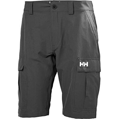 Helly Hansen Mens Quick-Dry HH Cargo Shorts, 36, Ebony Helly Hansen Mens Quick-Dry HH Cargo Shorts, 36, Ebony