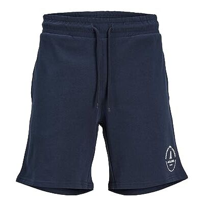 JACK & JONES Men's Jpstswift Sweat Sn AUT Shorts, Blazer Navy, S JACK & JONES Men's Jpstswift Sweat Sn AUT Shorts, Blazer Navy, S