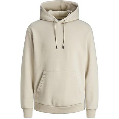 JACK & JONES Moonbeam Jjebradley Noos Hooded Sweatshirt, L, L UK JACK & JONES Moonbeam Jjebradley Noos Hooded Sweatshirt, L, L UK