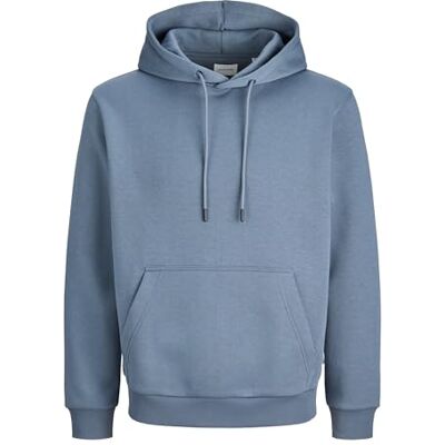 JACK & JONES Sweat Hood Jjebradley Noos Hooded Sweatshirt, Celestial Blue, L Man, Celestial Blue, L JACK & JONES Sweat Hood Jjebradley Noos Hooded Sweatshirt, Celestial Blue, L Man, Celestial Blue, L