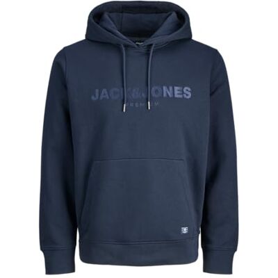 JACK & JONES Jprbluloyal Prau25 Sweat Hood, Blazer navy, S JACK & JONES Jprbluloyal Prau25 Sweat Hood, Blazer navy, S