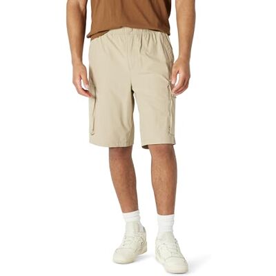 Amazon Essentials Men's Loose-Fit 11" (28cm) Long Cargo Shorts Amazon Essentials Men's Loose-Fit 11" (28cm) Long Cargo Shorts