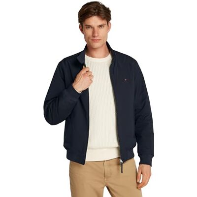Tommy Hilfiger Men’s Water Repellent Harrington Jacket, Blue (Desert Sky), XXXL Tommy Hilfiger Men’s Water Repellent Harrington Jacket, Blue (Desert Sky), XXXL