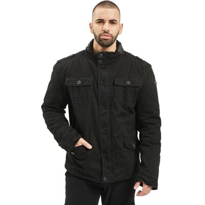 Brandit Men's Sherpa-lined Cold-weather Casual Outdoor Classic Field Jacket Sherpa-lined Military Brandit Men's Sherpa-lined Cold-weather Casual Outdoor Classic Field Jacket Sherpa-lined Military