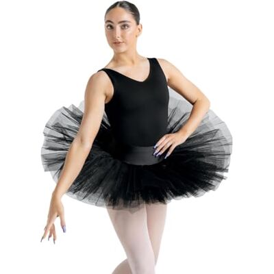 Capezio Women's Seven Layer Practice Tutu for Every Ballet Dancer Black, Small Capezio Women's Seven Layer Practice Tutu for Every Ballet Dancer Black, Small