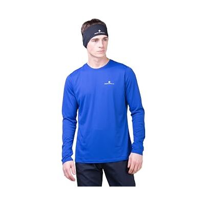 Ronhill - Basic LS T-Shirt - Cobalt/Brightwhite - Tee Ronhill - Basic LS T-Shirt - Cobalt/Brightwhite - Tee