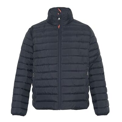Polo Sylt Men's Padded Quilted Jacket in puffer look, Total Eclip, XXL Polo Sylt Men's Padded Quilted Jacket in puffer look, Total Eclip, XXL