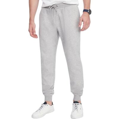 Tommy Hilfiger Men's Casual Fleece Lined Jogger Sweatpants, Also Available in Big & Tall, Light Grey Heather, XXL Tommy Hilfiger Men's Casual Fleece Lined Jogger Sweatpants, Also Available in Big & Tall, Light Grey Heather, XXL