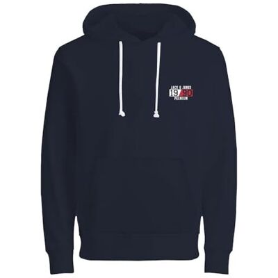 JACK & JONES Men's Hoodie, Blazer navy, M JACK & JONES Men's Hoodie, Blazer navy, M