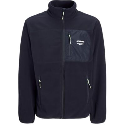JACK & JONES Men's Jjtheo Fleece Jacket, Sky Captain, S, Sky captain, S JACK & JONES Men's Jjtheo Fleece Jacket, Sky Captain, S, Sky captain, S