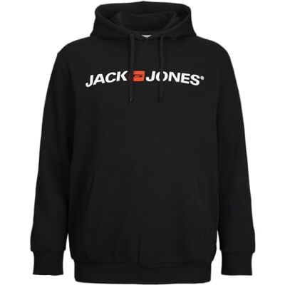 JACK & JONES Jjecorp Old Logo Sweat Hood Noos Pls Plus Size, black, XXL JACK & JONES Jjecorp Old Logo Sweat Hood Noos Pls Plus Size, black, XXL