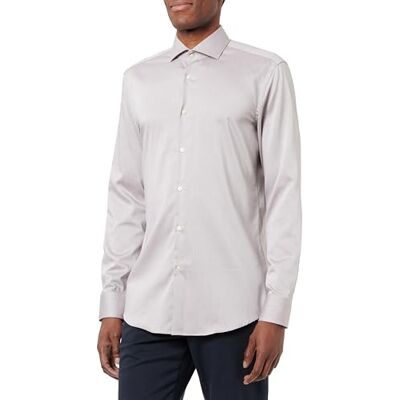 Hugo Boss Men's Kason Shirt, Medium Brown212, 32 Hugo Boss Men's Kason Shirt, Medium Brown212, 32