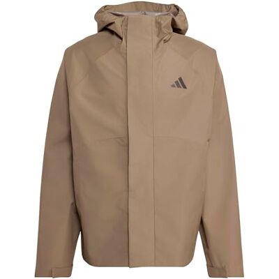 adidas Men's Essentials Rain Coat, Khaki Six, XXL adidas Men's Essentials Rain Coat, Khaki Six, XXL