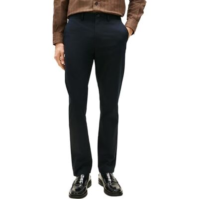 Tommy Hilfiger Men Denton Essential Twill MW0MW40262 Chino, Blue, 34W / 28L Tommy Hilfiger Men Denton Essential Twill MW0MW40262 Chino, Blue, 34W / 28L