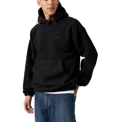 Levi's Men's Cozy Up Hoodie, jet black, S Levi's Men's Cozy Up Hoodie, jet black, S