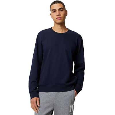 Emporio Armani Man Basic Terry Hoodie Sweatshirt Blue L Emporio Armani Man Basic Terry Hoodie Sweatshirt Blue L