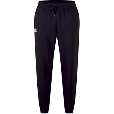 Canterbury Men's CCC Leisure Sweatpants Jogging Bottoms Cuffed Hem Embroidered Logo Fleece Joggers, Black, 2XL Canterbury Men's CCC Leisure Sweatpants Jogging Bottoms Cuffed Hem Embroidered Logo Fleece Joggers, Black, 2XL