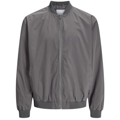 JACK & JONES Men's Jjecharge Bomber Jacket Noos Bomber Jacket, Castlerock, L JACK & JONES Men's Jjecharge Bomber Jacket Noos Bomber Jacket, Castlerock, L