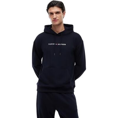 Tommy Hilfiger Men’s Hoodie, Blue (Desert Sky), S Tommy Hilfiger Men’s Hoodie, Blue (Desert Sky), S