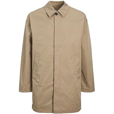 JACK & JONES Male Trench Coat Trench Coat, Kelp, S JACK & JONES Male Trench Coat Trench Coat, Kelp, S