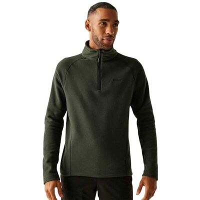 Regatta Mens Kenger Half Zip Honeycomb Fleece Warm Lightweight Winter Midlayer Regatta Mens Kenger Half Zip Honeycomb Fleece Warm Lightweight Winter Midlayer
