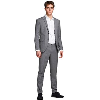 JACK & JONES Men's Jprfranco Noos Suit, Light Grey Mix, 38 UK JACK & JONES Men's Jprfranco Noos Suit, Light Grey Mix, 38 UK