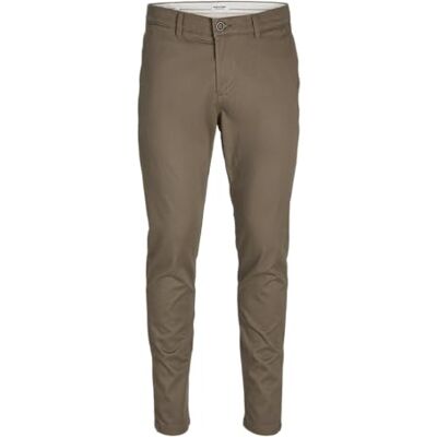 JACK & JONES Men's Jpstmarco Jjturner Chino Trousers, Beige, 30 W/34 L JACK & JONES Men's Jpstmarco Jjturner Chino Trousers, Beige, 30 W/34 L