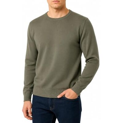 Castle Point Men’s 100% Cotton Knitted Jumper Lightweight Crew Neck Pullover Sweater Classic Everyday Casual Knitwear (Khaki, XXL) Castle Point Men’s 100% Cotton Knitted Jumper Lightweight Crew Neck Pullover Sweater Classic Everyday Casual Knitwear (Khaki, XXL)