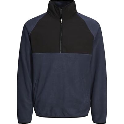 JACK & JONES JACK&JONES Jcopeak Sweat High Neck Half Zip, Blazer navy, S JACK & JONES JACK&JONES Jcopeak Sweat High Neck Half Zip, Blazer navy, S