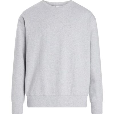 Calvin Klein Men L/S SWEATSHIRT 000NM2708E L/S Sweatshirt, Grey (MEDIUM GREY HEATHER), M Calvin Klein Men L/S SWEATSHIRT 000NM2708E L/S Sweatshirt, Grey (MEDIUM GREY HEATHER), M