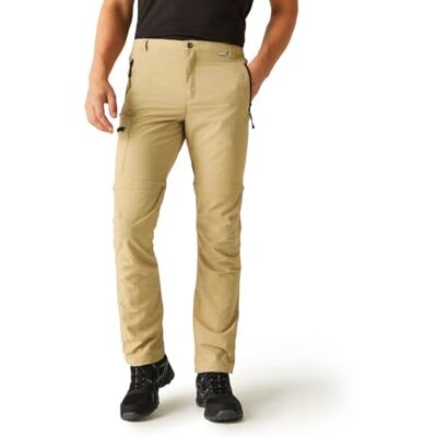 Regatta Men's Leesville II Zip Off Walking Trousers Beige Regatta Men's Leesville II Zip Off Walking Trousers Beige