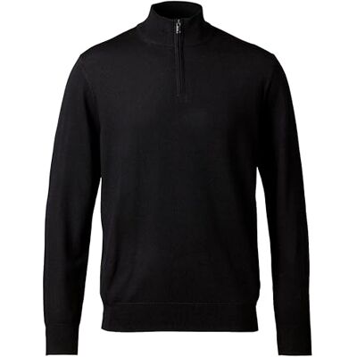 Charles Tyrwhitt Jumpers for Men Navy Merino Wool 1/4 Zip Jumper Machine Washable & Temperature Regulating Knitwear for Smart & Casual Wear Charles Tyrwhitt Jumpers for Men Navy Merino Wool 1/4 Zip Jumper Machine Washable & Temperature Regulating Knitwear for Smart & Casual Wear