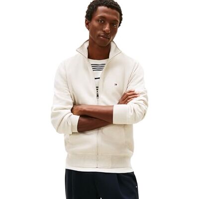 Tommy Hilfiger Men's Essential Fleece Stand Collar Mw0mw41759 Zip Through Sweatshirt (pack of 1) Tommy Hilfiger Men's Essential Fleece Stand Collar Mw0mw41759 Zip Through Sweatshirt (pack of 1)